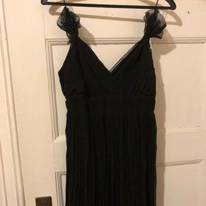 Black mini cocktail dress